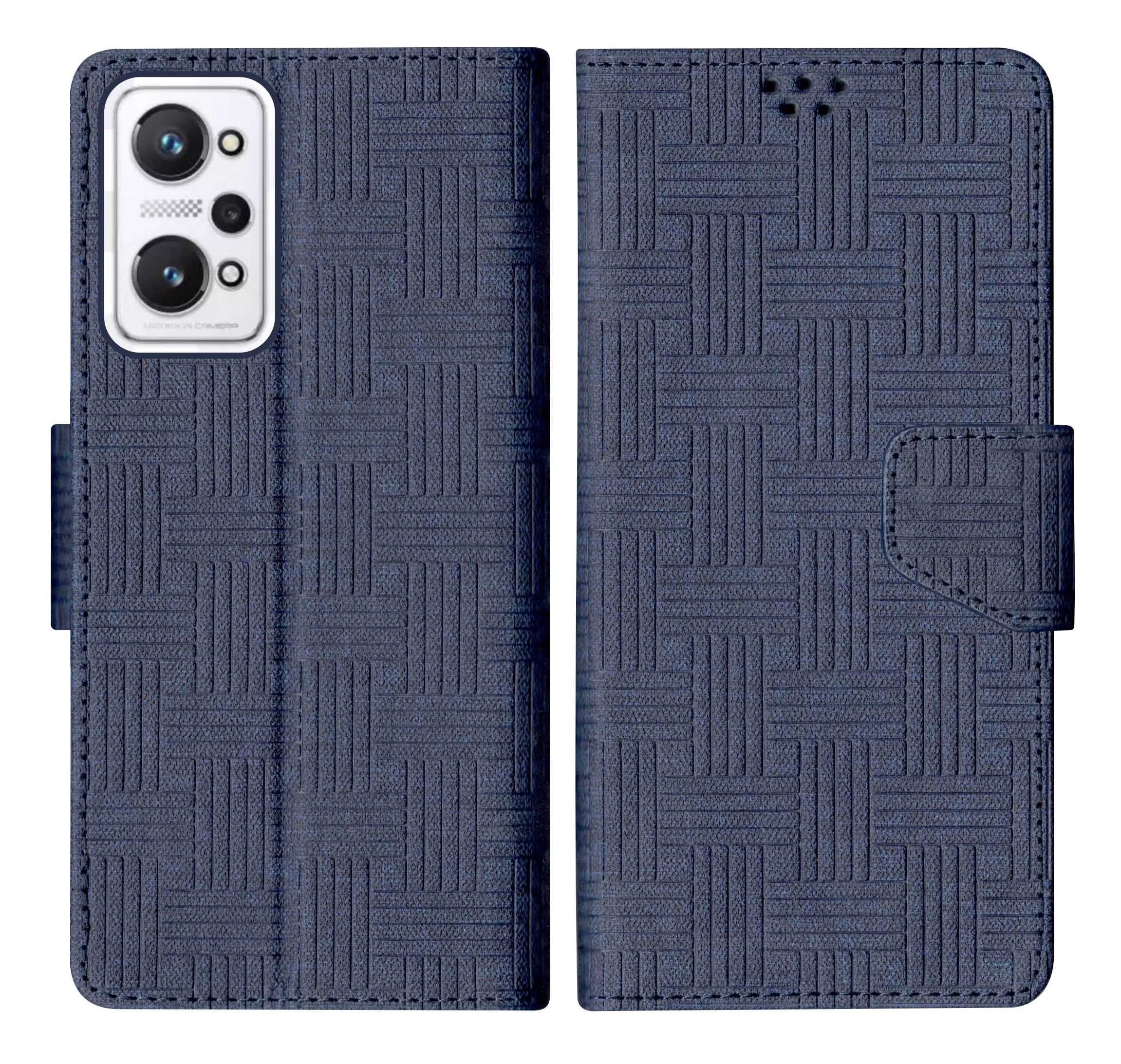 SBMS Realme GT Neo 2 / Realme GT Neo 3T 80W Flip Cover Back Cover Case with Magnatic Closure | Inbuilt Stand | Card & Money Pocket (Mat Blue) (B0CCMHFXDK) Amazon Price History, Amazon Price Tracker