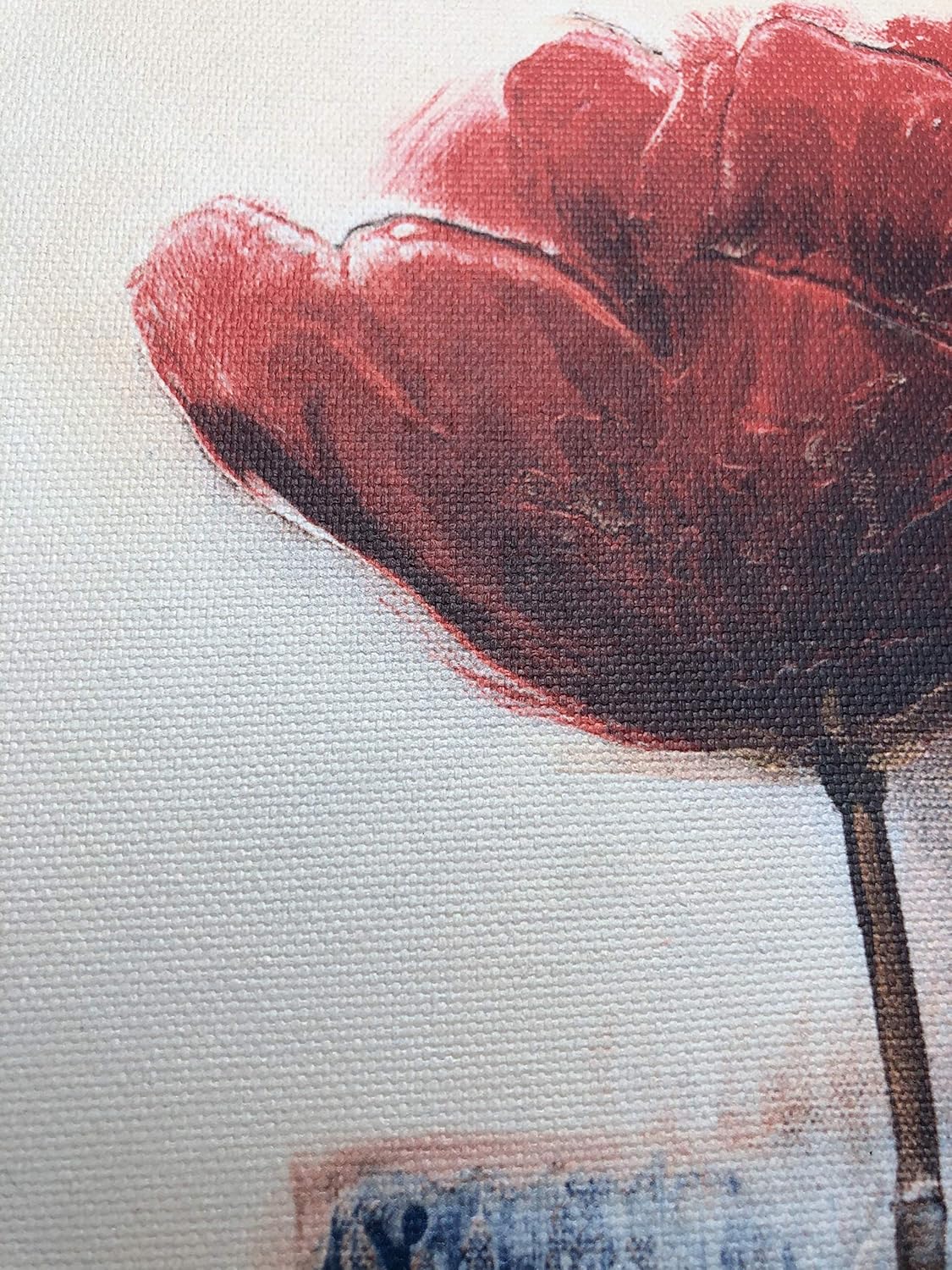 Wieco Art Framed Wall Art Charming Spring Canvas Prints Abstract Floral Oil Paintings Style Pictures on Canvas Wall Art Framed Canvas Wall Decor for Living Room Bedroom Kitchen Home Decor