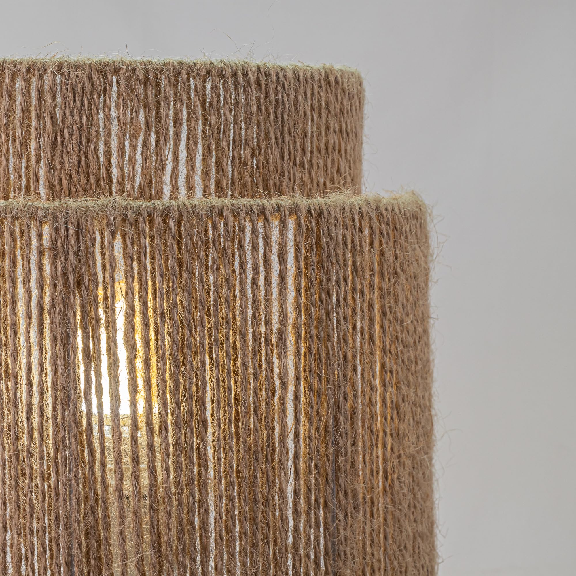 Farmhouse Weave Fabric - Paralume da parete, accessorio di ricambio per attacco E14, 12 cm di diametro