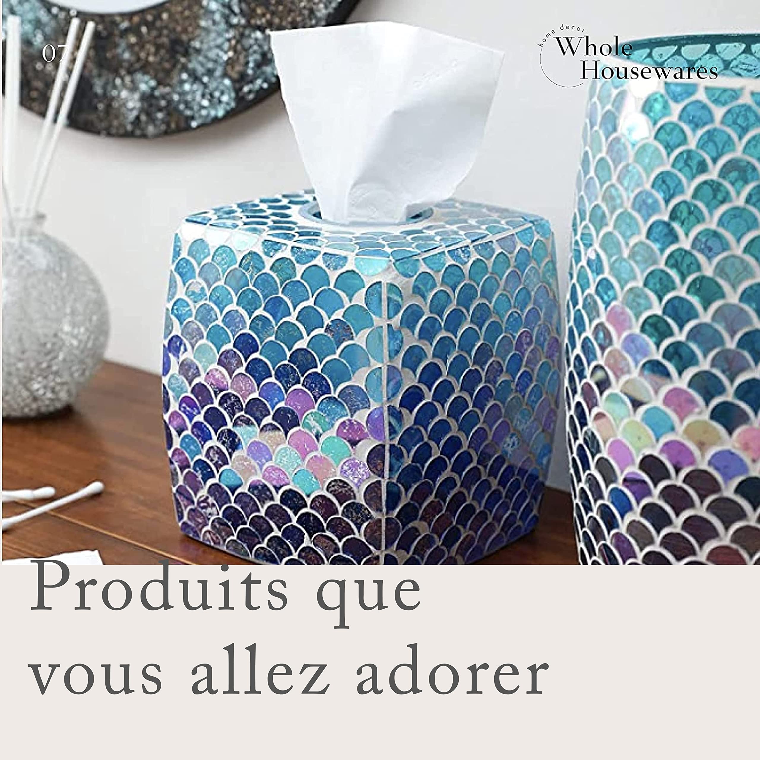 Ensemble D'accessoires De Salle Bain en Céramique 6