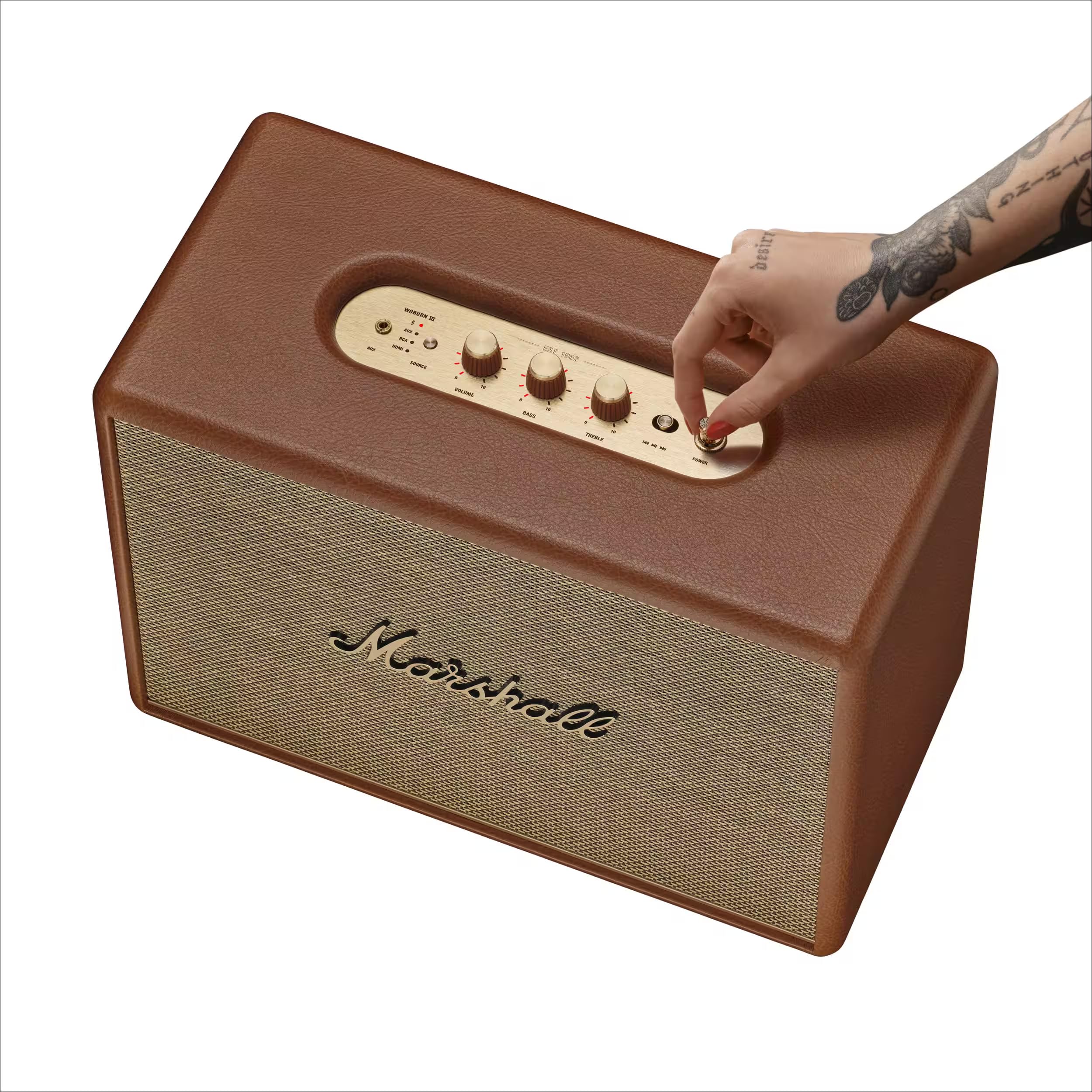 Marshall Woburn III Bluetooth Speaker - Brown | Amazon.com.br