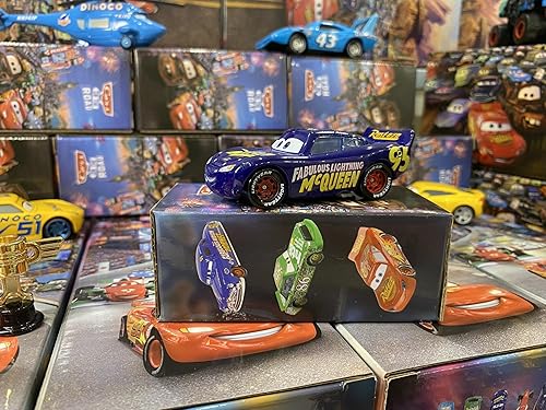 Miniatura 117 de Coches de juguete de carreras de fundición a presión, material de aleación de seguridad para niños, caja de color de belleza para cumpleaños de tu