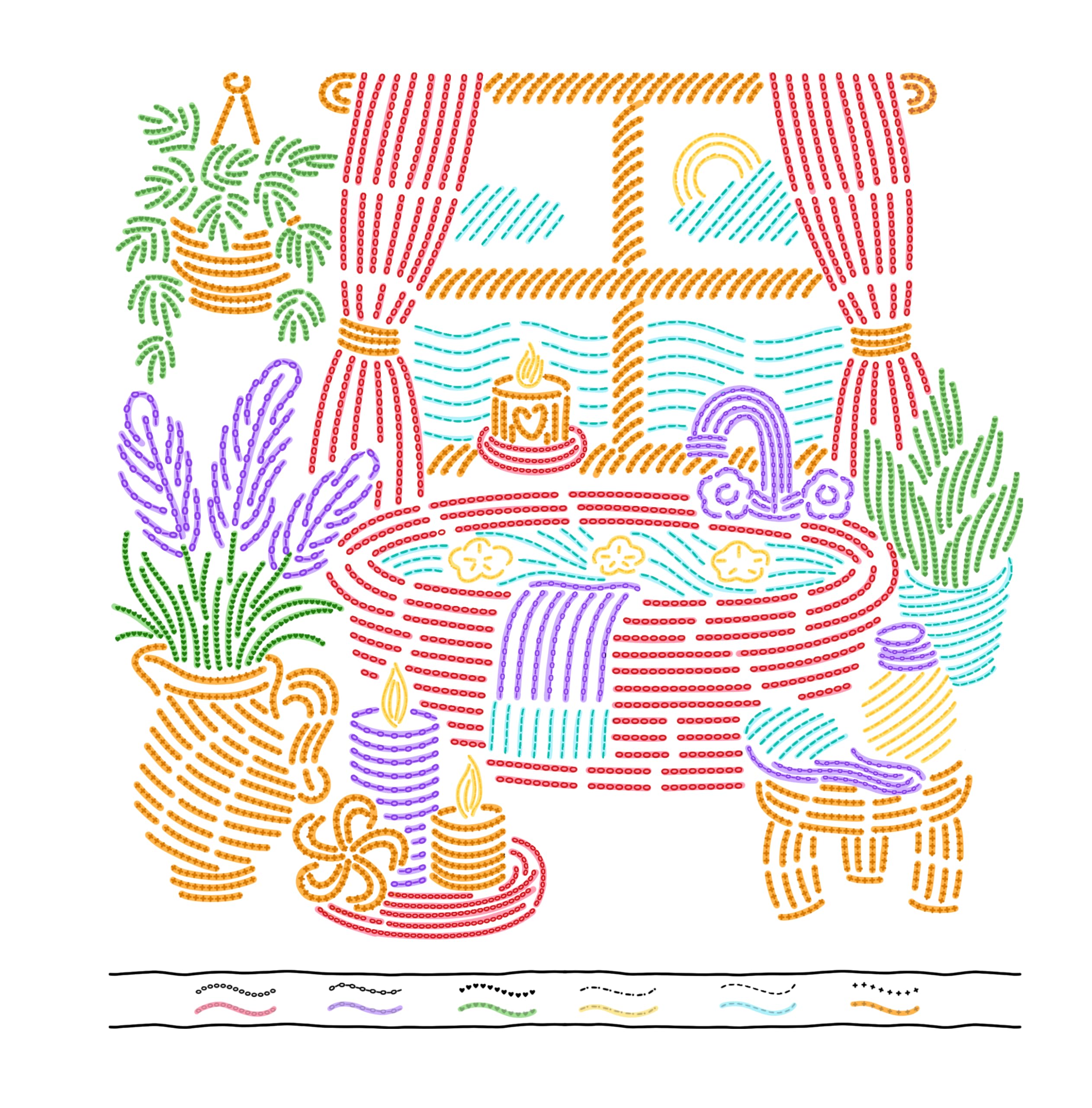 Mindfulness: Line Tracing for Relaxation