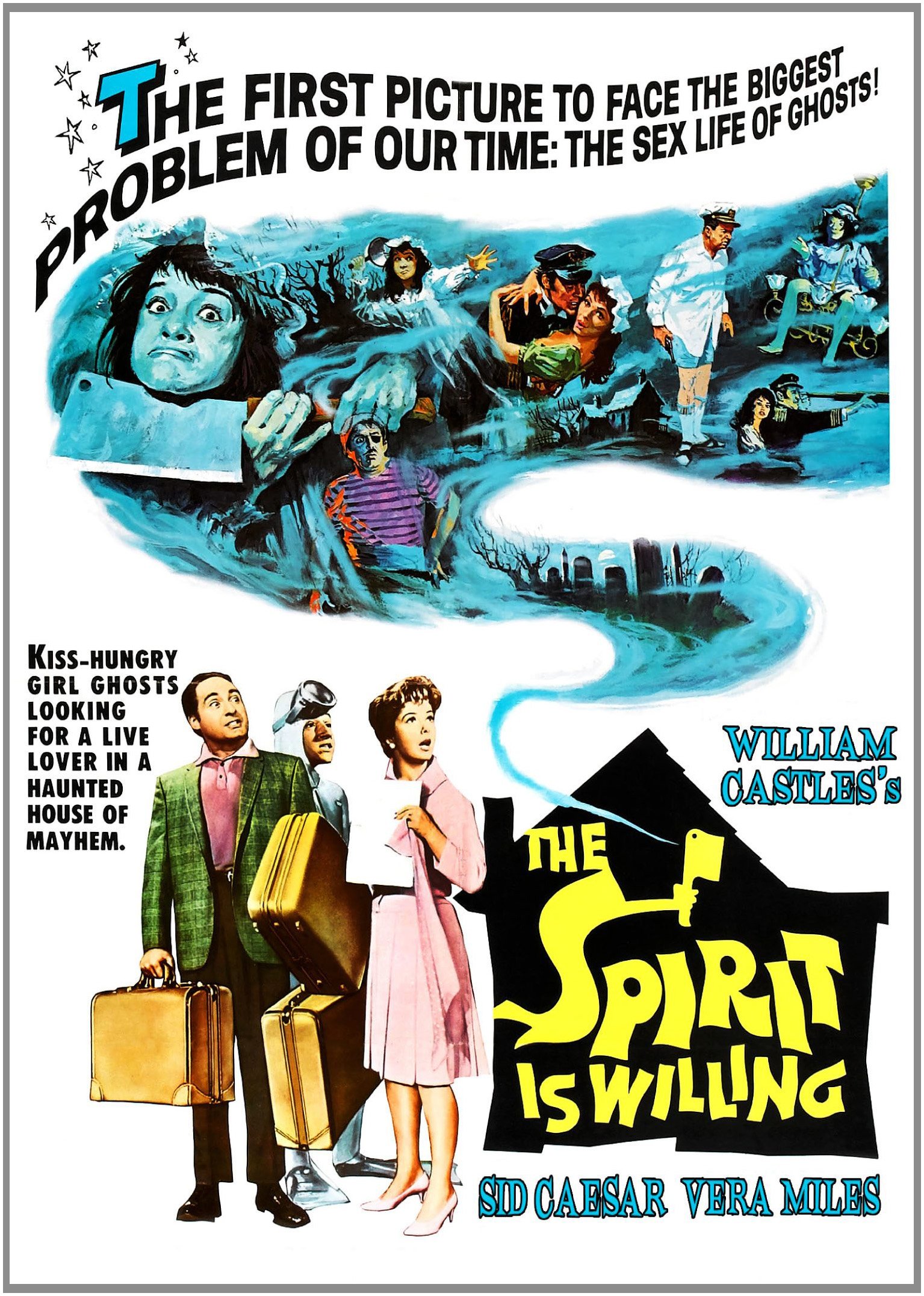 Película The Spirit Is Willing en DVD para una tarde de cine clásico en casa