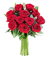 Vista 50 de KaBloom Prime Next Day Delivery - Colección para el Día de la Madre - Ramo de 12 rosas 12 rosas blancas. Regalo para cumpleaños, recuperarse