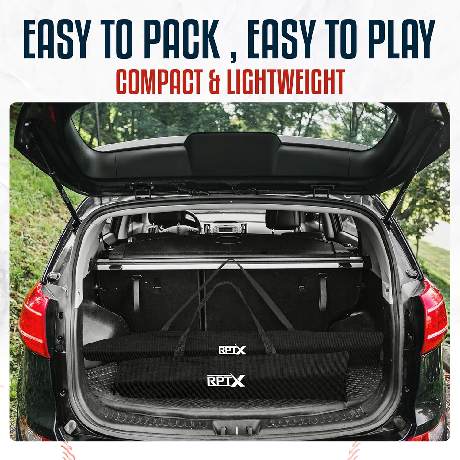 Batting Tee & Ball Caddy Bundle | Baseball & Softball | Height Adjustable | Portable Tee with Carrying Bag | Tee-Ball Practice | 6 Baseballs | Baseball Caddy