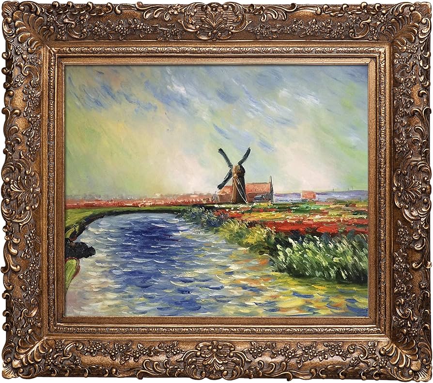 Amazon|La Pastiche オランダのチューリップ畑 クロード・モネ作 Amazon|La Pastiche オランダのチューリップ畑 クロード・モネ作