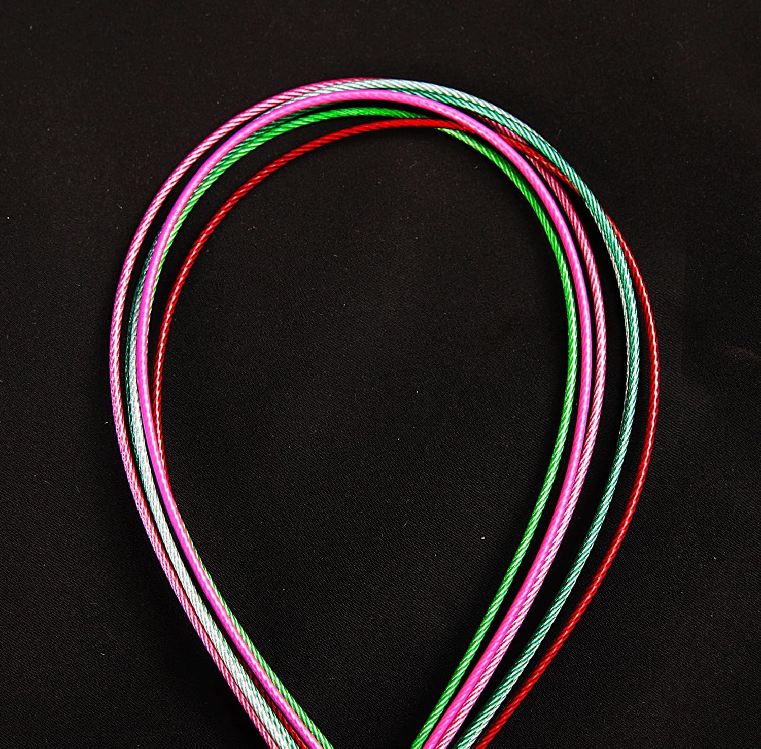 Coopay Agujas De Tejer Circulares De 80 Cm, Agujas Circulares De Bambú Cálidas Y Ligeras Para Manos Artríticas, Agujas De Doble Punta Con Cable Rosa, Para Tejer Calcetines, Sombreros