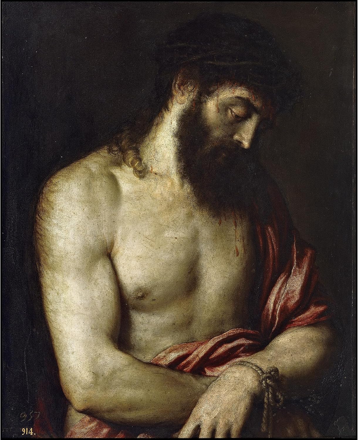 ArtDirect Behold the Man (1547) Unframed Art Print Giclee Poster by Titian - Ready for Framing with Customization Sizes 8x10, 11x14, 16x20, 24x30, 36x44 and 48x59 inches