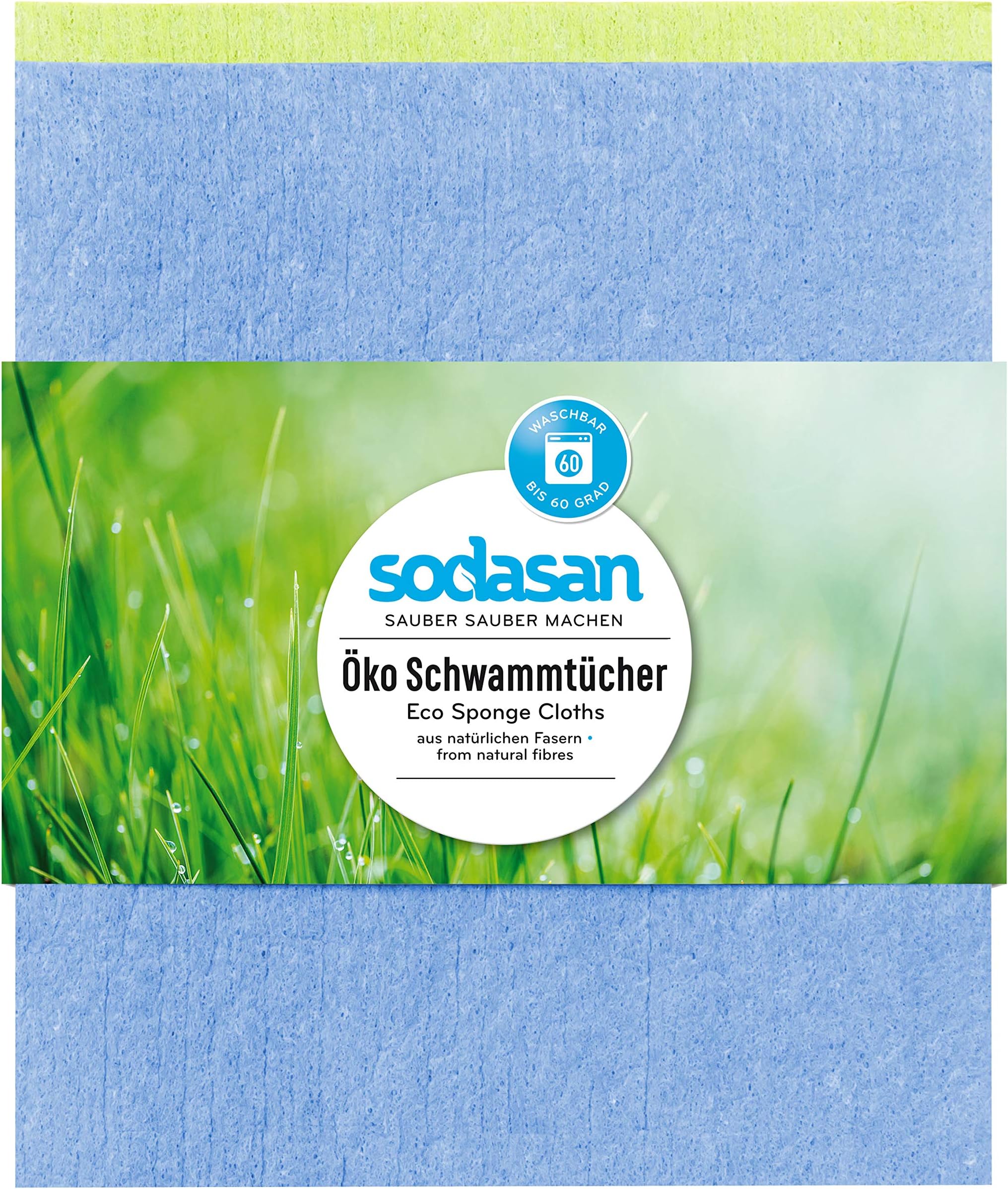 Sodasan Organic Eco Sponge Cloths pack of 2