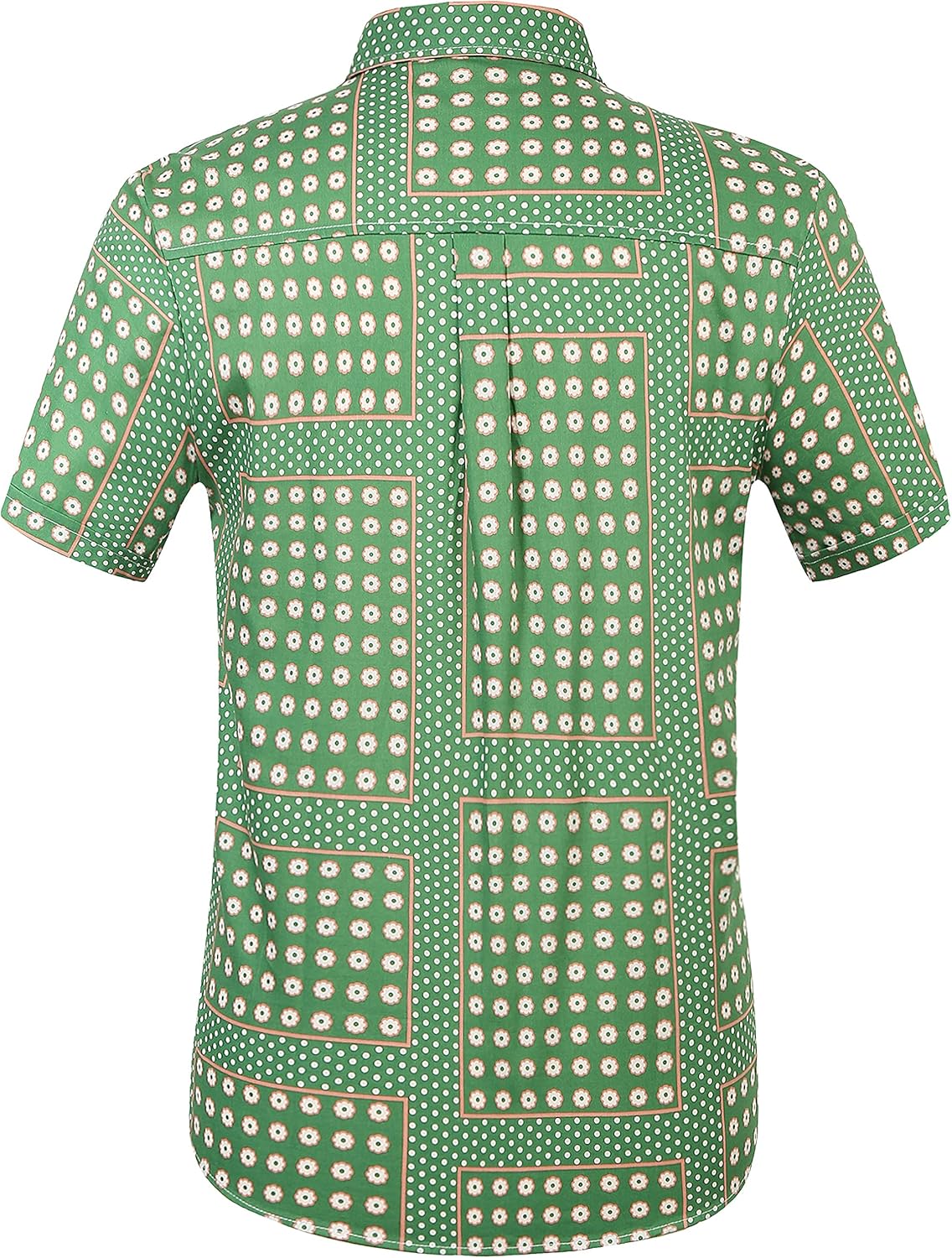 Hawaiian Shirt for Men, Beach Shirts for Men, Tropical Shirts Short Sleeve Floral Casual Button Down - Image 2