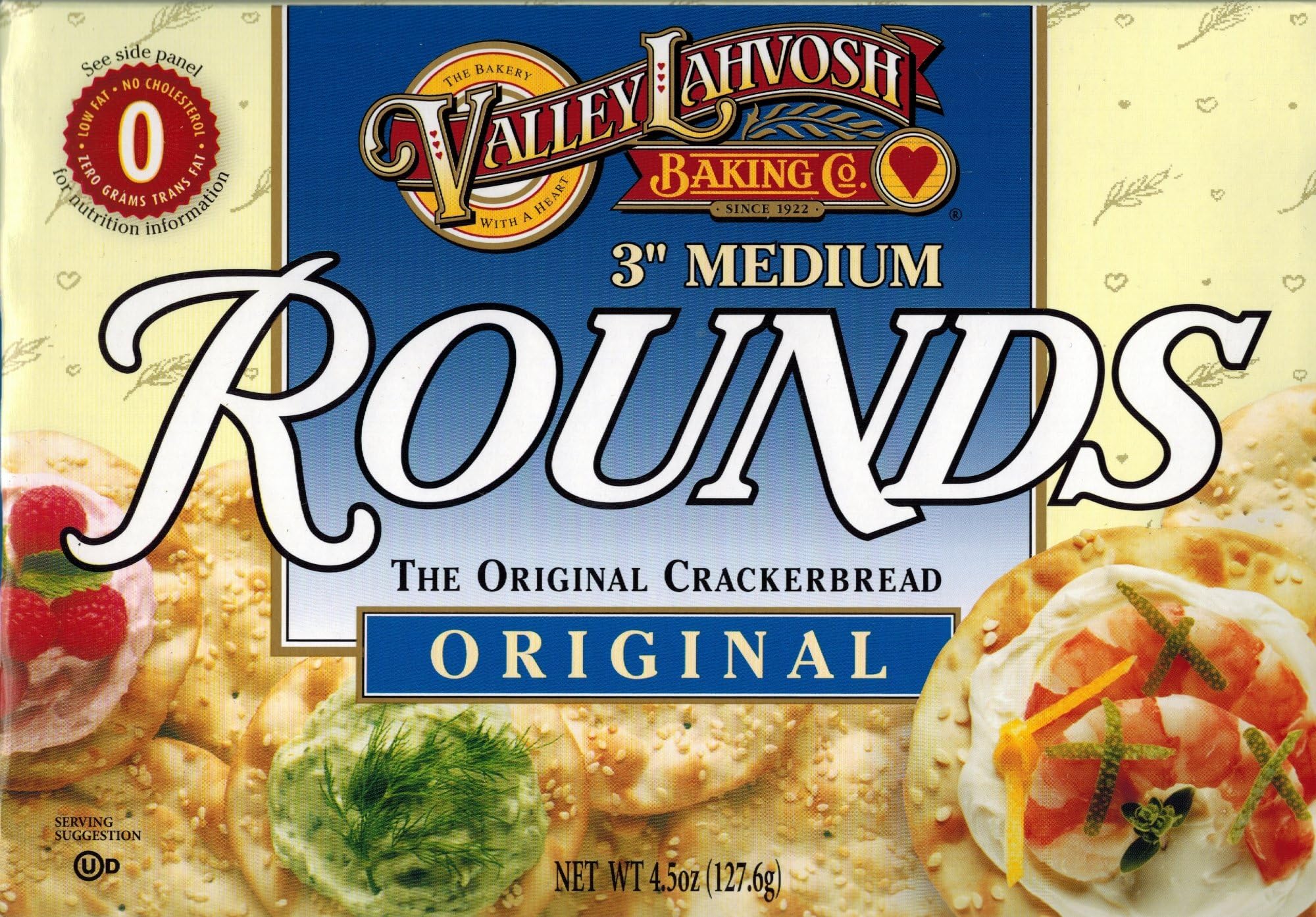 Valley Lahvosh Rounds, 3 inch, 4.5oz