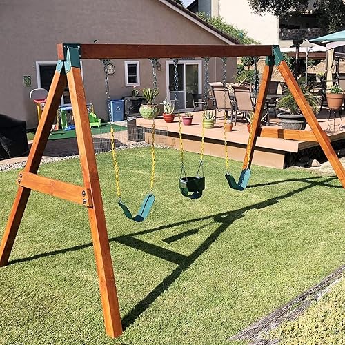Miniatura 7 de TFMUZERT A-Frame - Juego de 2 soportes con accesorios de montaje resistentes, color verde