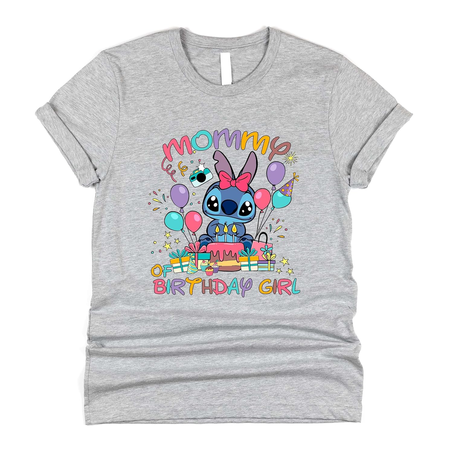 Custom Name st.it.chi.ng birthday shirt,Family Birthday Matching Shirt with names,Custom Name birthday t-shirt for kids toddler,Cartoon Characters Shirts, Handmade Decorated T-Shirts image 7 of 9 B0DJ6MD7MG