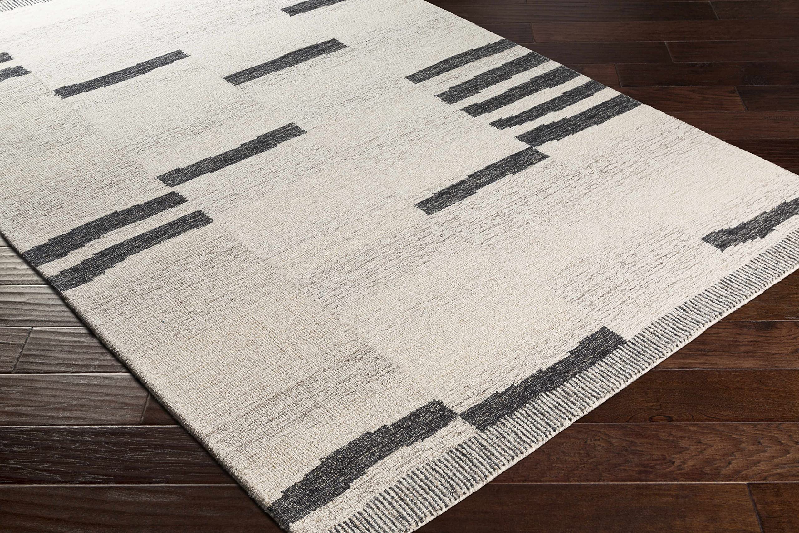8' x 10' Aibonito Hand Tufted Wool Natural Fiber Soft Large Area Rug