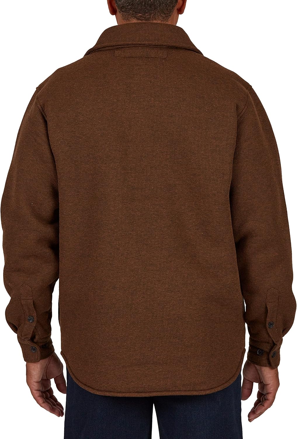 Smith's Workwear Mens Sherpa Heather Thermal Shirt JacketJacket