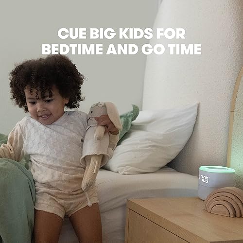 Miniatura 4 de Frida Baby - Máquina de sonido 3 en 1 + reloj de cuando se despierta + luz nocturna, calmante de ruido blanco, entrenador de sueño, reloj