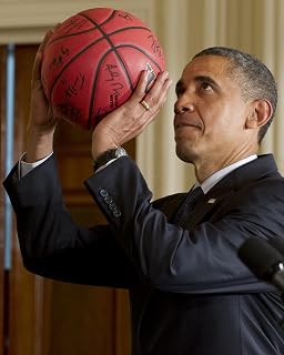 ConversationPrints BARACK OBAMA BASKETBALL GLOSSY POSTER PICTURE PHOTO president hoops playing (40"x60")