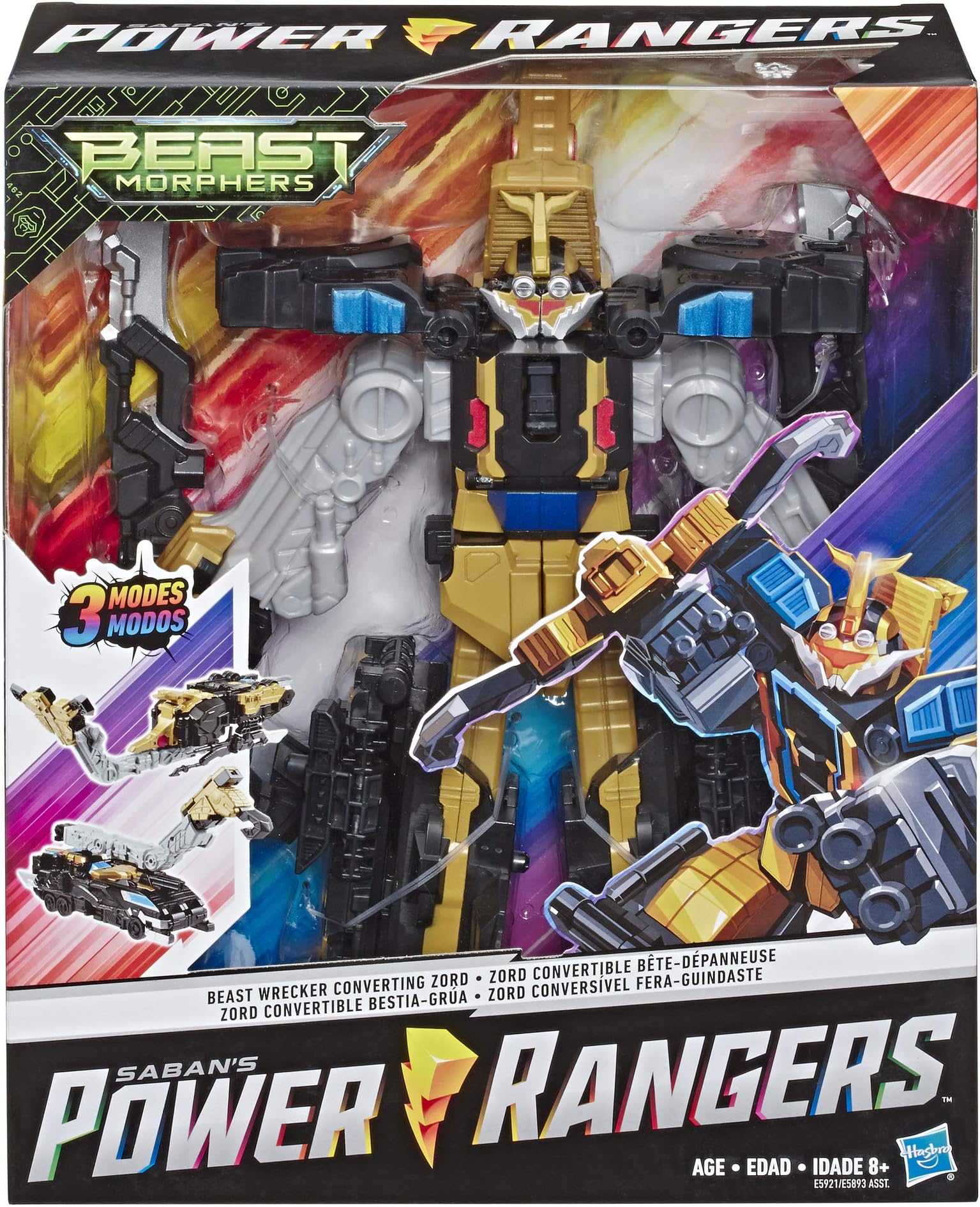 Hasbro Power Rangers: Beast Morphers Wrecker Zord Converting Action Figure