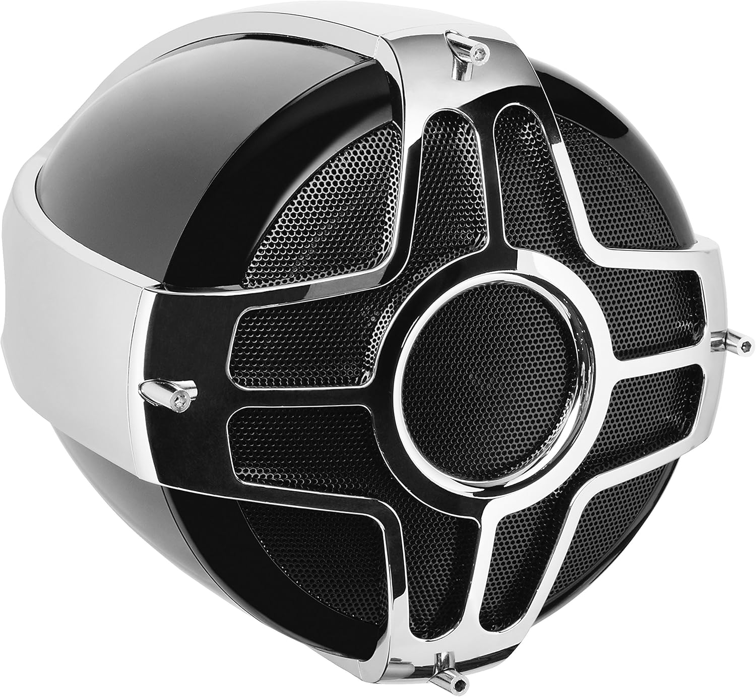 boss audio systems mc750b motorcycle atv speaker system bluetooth weatherproof 4 inch speakers 2 channel amplifier volume control ideal with