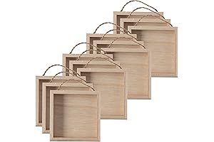 Make Market 5" x 5" Unfinished Wooden Shadow Boxes