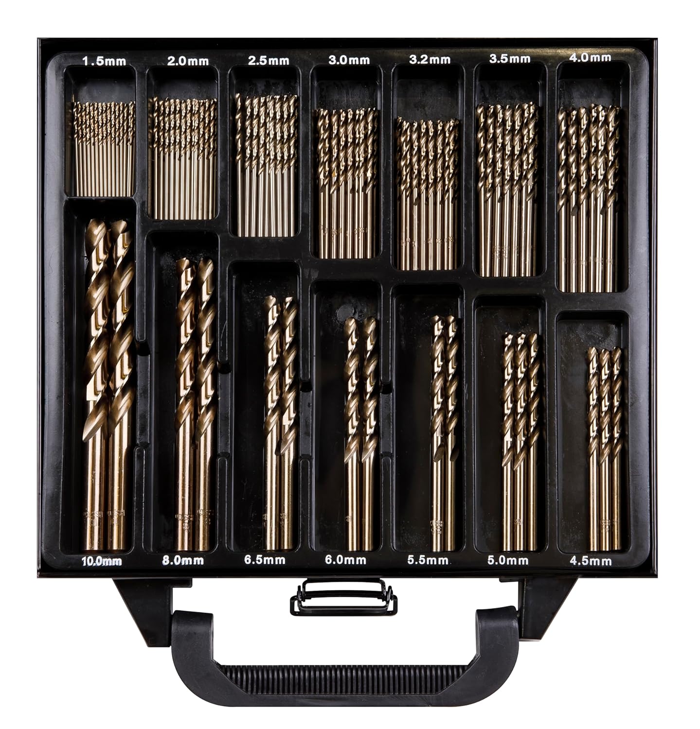 Drill Bit Set HSS Cobalt Fully Ground 99pc