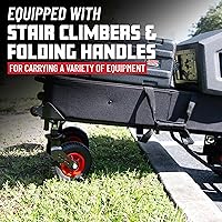 Vista 4 de Gator Frameworks Carrito plegable multiutilidad con extensión de 30-52" y capacidad de carga de 500 libras (GFW-UTL-CART52)