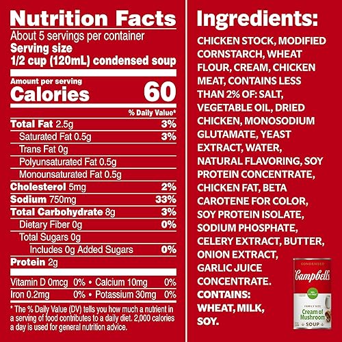 Miniatura 34 de Campbell's - Sopa condensada 98 % sin grasa
