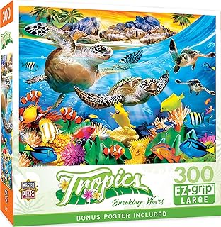 MasterPieces 300 Piece EZ Grip Jigsaw Puzzle - Breaking Waves - 18