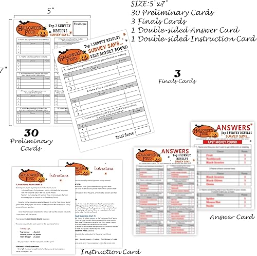 Miniatura 2 de Juego de pelea amigable para Halloween, juegos de fiesta de Halloween, juegos de trivia, juego de pelea para adultos, juegos de rompehielos de