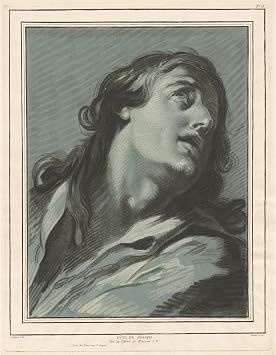 ArtDirect Tete de Joseph Head of Joseph 1773 Unframed Art Print Giclee Poster by Louis-Marin Bonnet - Ready for Framing with Customization Sizes 8x10, 11x14, 15x20, 24x31, 36x46 and 46x60 inches