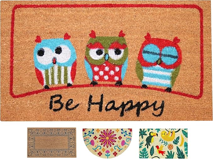 LUA VIKA Coir Doormat, Front Door mats Outdoor, Funny