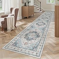 Vista 64 de Madane Alfombra Pasillera Lavable - Alfombras Pasilleras 2x6 para Pasillos de 6 Pies Antideslizante Vintage Alfombra Pasillera de Cocina