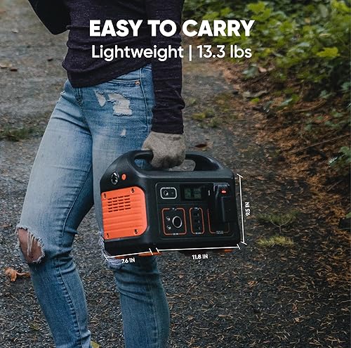 Miniatura 5 de Jackery Generador solar Explorer 500, estación de energía portátil de 518 Wh, paquete de batería de litio móvil con 1 unidad SolarSaga 100 para RV