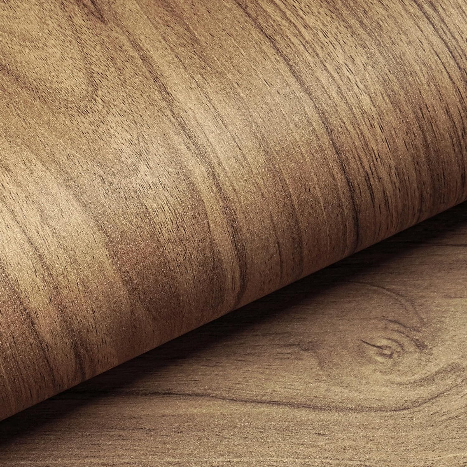 Livelynine 15.8x197 Wood Countertop Peel and Stick Waterproof Wooden Contact Paper for Countertops Desk Counter Worktop Kitchen Cabinet Wallpaper Renter Friendly Counter Top Vinyl Wrap Self Adhesive