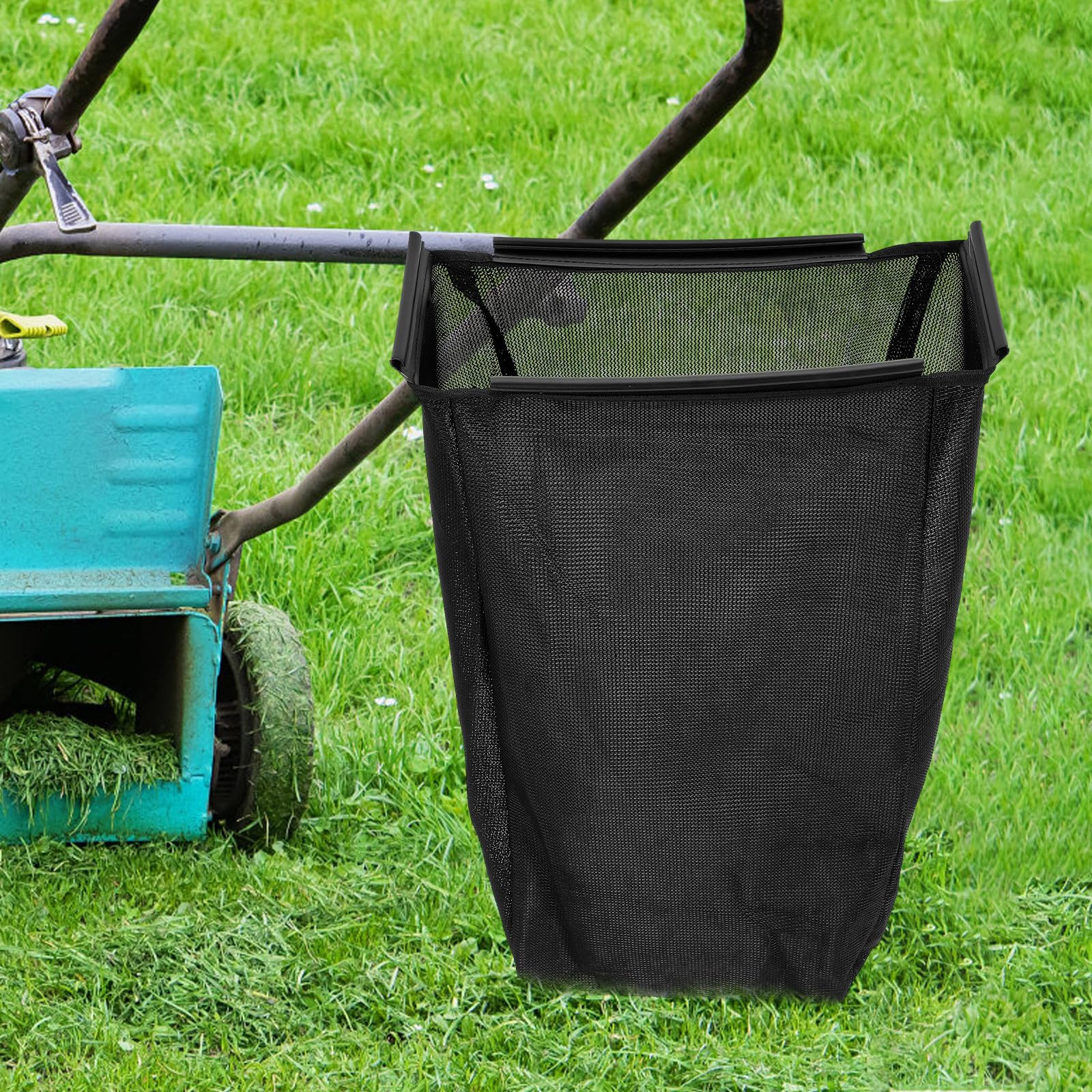 YARNOW Universeller Fangkorb für Rasenmäher aus Robustem Nylon Großer Grassack für Blätter und Gras Langlebig und Vielseitig zum Aufräumen im Garten und Hof