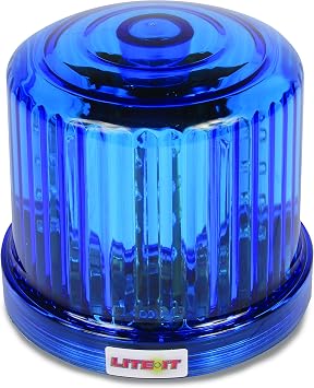 Blue Magnetic Battery-Operated LED Beacon