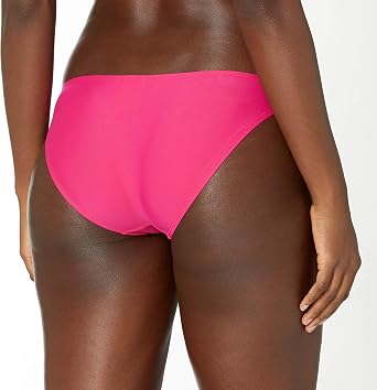 Body Glove Smoothies Basic Solid Fuller Coverage Bikini Bottom Swimsuit Dahlia
