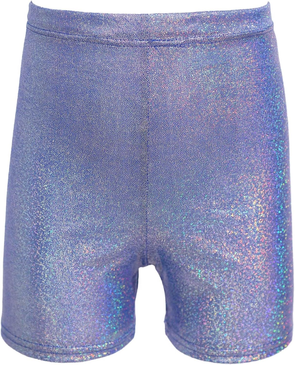 Freebily Kids Girls Metallic Shiny Hot Shorts Pants Sparkly Elastic Waist Jazz Dance Short Bottoms Playwear
