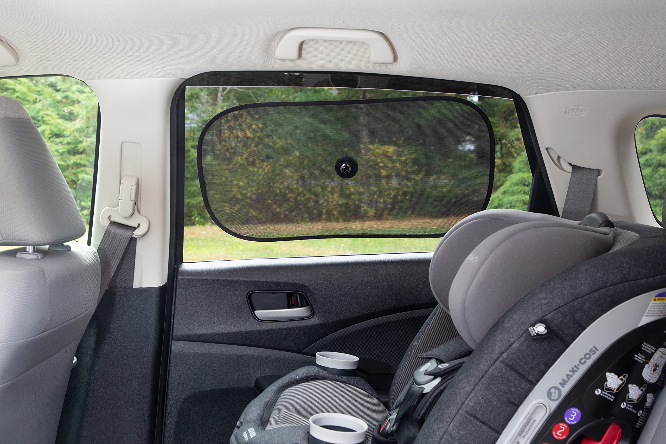 Maxi-Cosi Max Window Shade - 2 Pack, Black, Side Window Sunshades