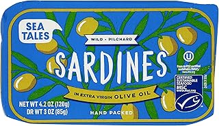 Sea Tales Sardines in Olive Oil, 4.2 OZ
