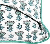 Vista 3 de Ridhi Juego de 2 fundas de almohada modernas de algodón decorativas para sillón, sofá, cama, sala de estar, decoración primaveral del hogar, 16 x 16