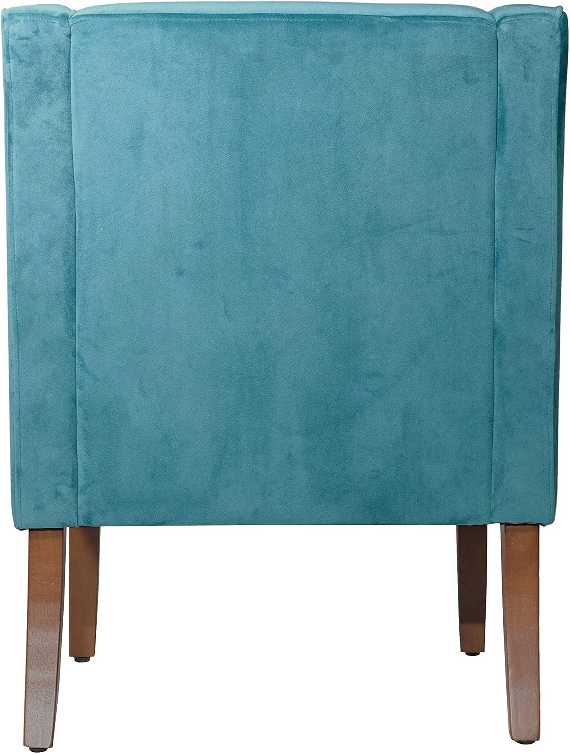 HomePop Velvet Swoop Arm Accent Chair, Teal : Home & Kitchen