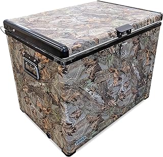 Whynter FM-45CAM 45 Quart Camouflage Edition Portable Refrigerator/Freezer, AC 110V/ DC 12V Real freezer For Car, Home, Camping, RV -8°F to 50°F