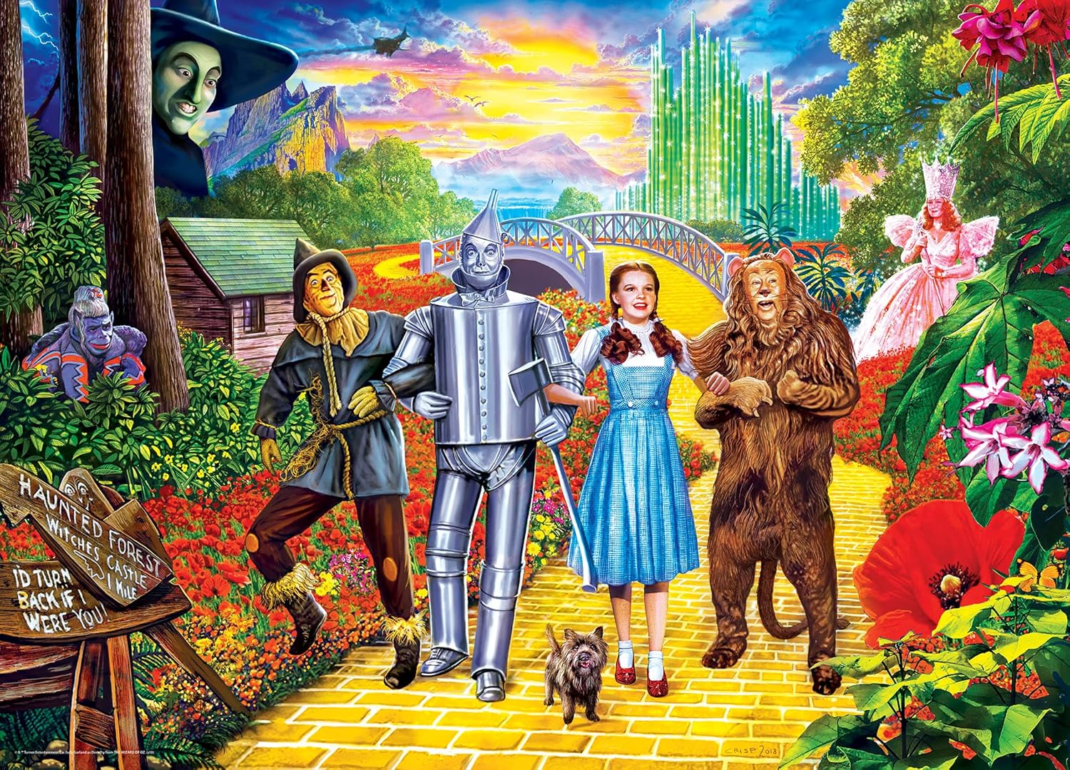 MasterPieces 1000 Piece Jigsaw Puzzle for Adults, Family, or Youth - Off To See The Wizard - 19.25"x26.75"