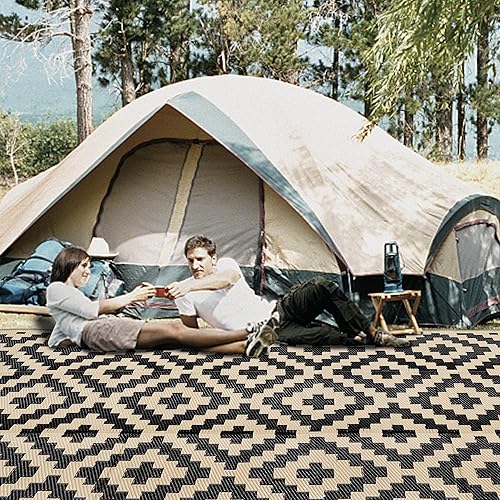 Miniatura 267 de SAND MINE - Alfombras reversibles, alfombra de pajillas de plástico, alfombra de área moderna, alfombra grande para suelo y exteriores, vehículos