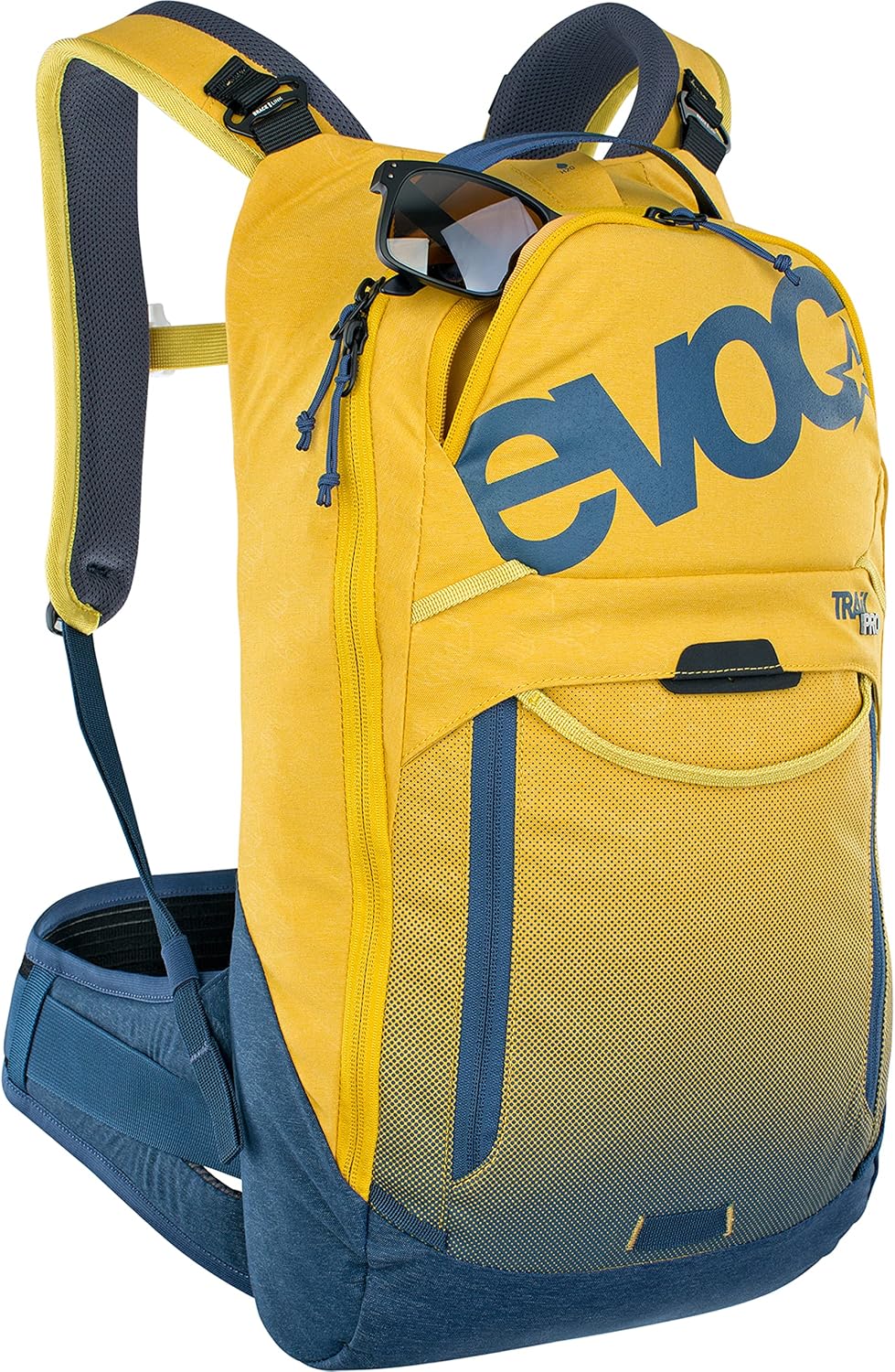 Evoc Trail Pro 10L Protector Backpack Curry/Denim, L/XL