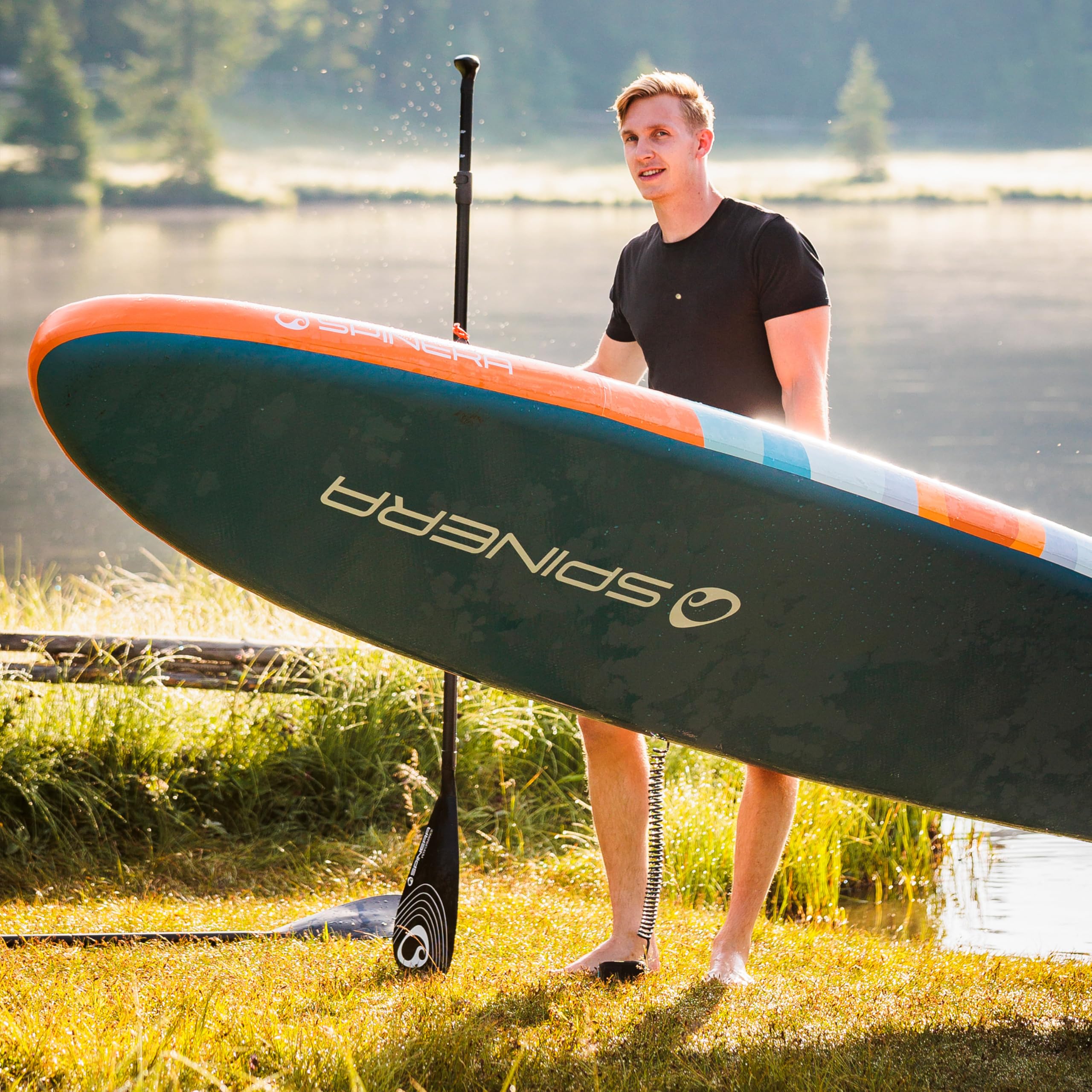 Spinera Supventure SUP [2 Größen] | Allround Stand Up Paddle Board mit Double Layer Technologie und Premium Zubehör.