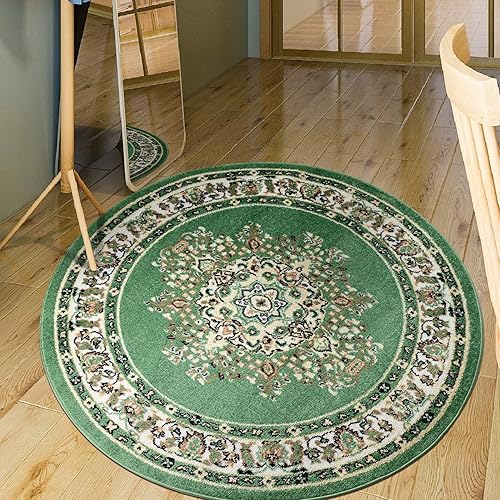 Miniatura 17 de Antep Rugs Alfombra oriental de 2 x 3 con medallón tradicional para interiores (beige crema, 2 pies x 3 pies) Beige,Azul marino,Negro -,Gris