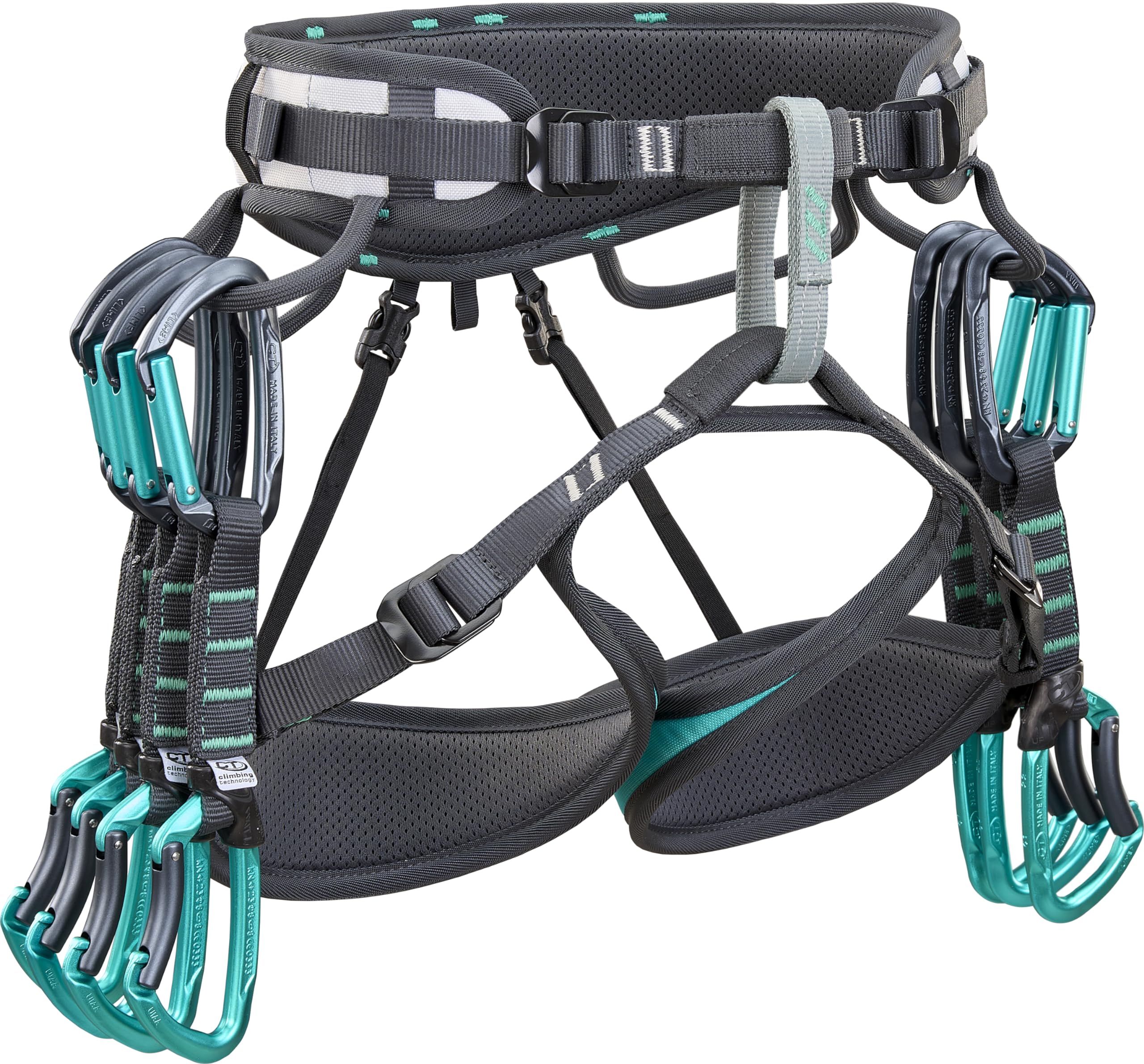 Climbing Technology Ascent - Pettorina da arrampicata blu navy/argento